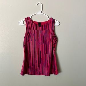 Ann Taylor Pink Striped Top